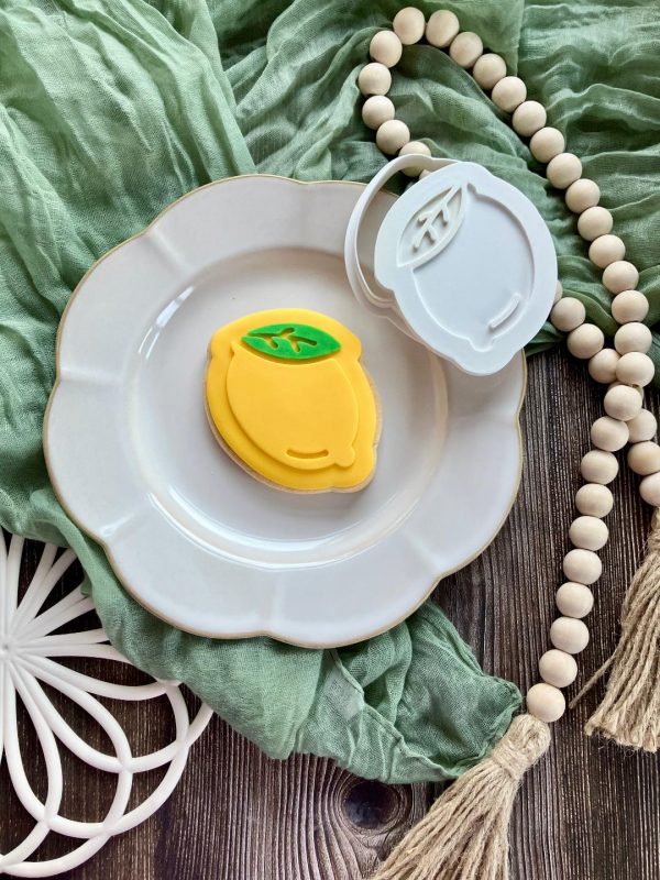 Lemon Cookie Cutter and Fondant Embosser Lemon Cookie Cutter and Fondant Embosser
