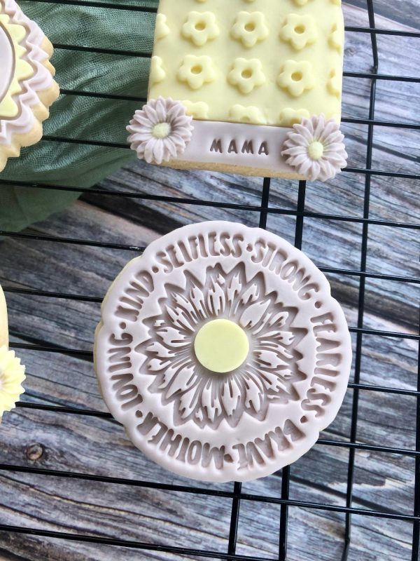 Mother Cookie Cutter and Fondant Stamp