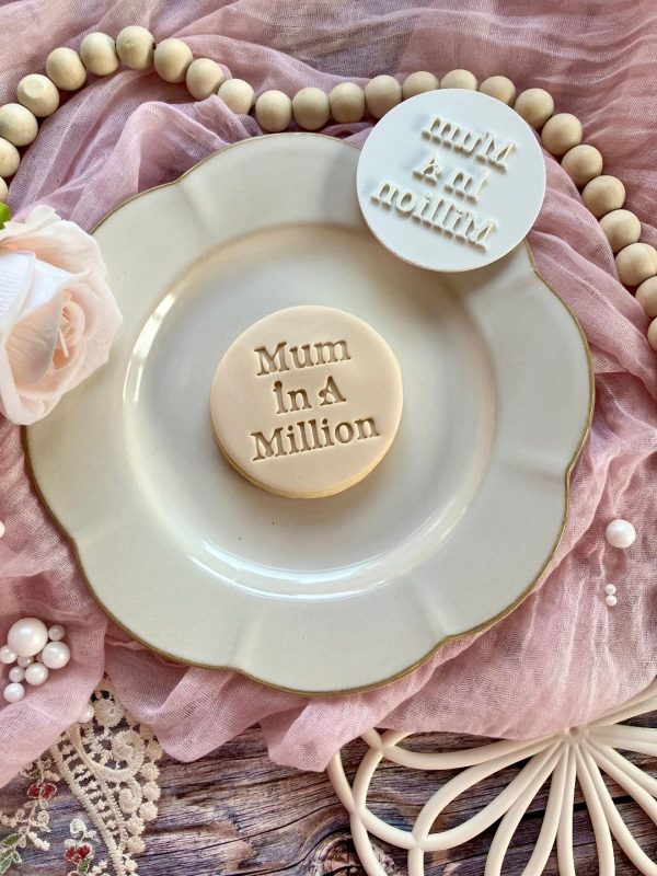 Mum in a million Mum in a Million Cookie Stamp, Mother's Day, Mothers Day, Mothering Sunday, Friend