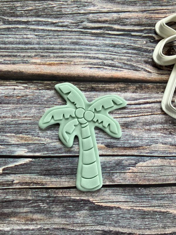 Palm Tree Cookie Cutter and Fondant Embosser
