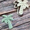 Palm Tree Cookie Cutter and Fondant Embosser, Holiday, Paradise, Vacation, Island, Pirate Theme