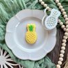 Pineapple Cookie Cutter and Fondant Embosser