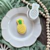 Pineapple Cookie Cutter and Fondant Embosser, Fruit, Brunch, Pina Colada, Holiday, Tropical, Vacation, Summer