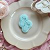 Slippers Cookie Cutter and Fondant Stamp Embosser Slippers Cookie Cutter and Fondant Stamp Embosser