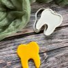 Tooth Cookie Cutter and Fondant Embosser, Molar, Dentist, Tooth Fairy, Teething, Teeth