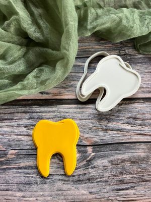 Tooth Cookie Cutter and Fondant Embosser