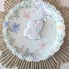 Bunny with a Flower Cookie Cutter and Fondant Embosser, Rabbit, Easter, Floral Bunny