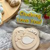 Clucking Love You Cookie Cutter and Fondant Embosser
