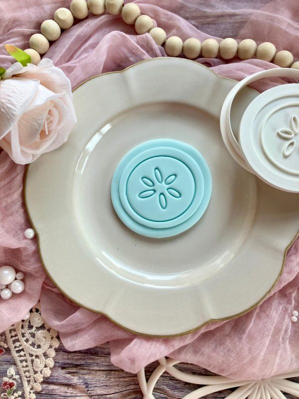 Cucumber Slice Cookie Cutter and Fondant Stamp Embosser