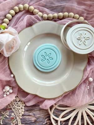 Cucumber Slice Cookie Cutter and Fondant Stamp Embosser