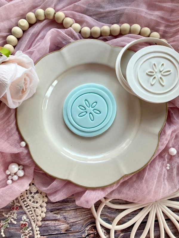 Cucumber Slice Cookie Cutter and Fondant Stamp Embosser