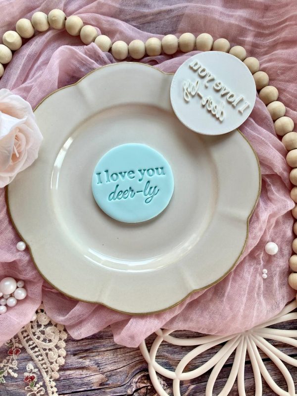 I Love You Deer-ly Cookie Stamp