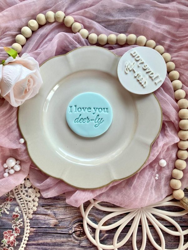 I Love You Deer-ly Cookie Stamp