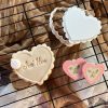 Scalloped Heart Cookie Cutter and Fondant Stamp Embosser