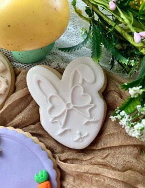 Rabbit with a Bow Cookie Cutter and Embosser