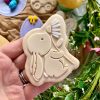 Rabbit with a Flower Cookie Cutter and Embosser