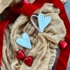 Miniature Heart Cookie Cutter and Fondant Stamp