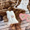 Bride and Groom Cookie Cutter and Fondant Embosser, Wedding, Engagement, Anniversary, Bridal, Hen
