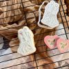 B AND G 2 Bride and Groom Cookie Cutter and Fondant Embosser, Wedding, Engagement, Anniversary, Bridal, Hen