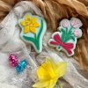 Flowers 2 Daffodil Cookie Cutter and Fondant Embosser, Bouquet, Floral, Flower, Wales, Welsh, Spring, Easter
