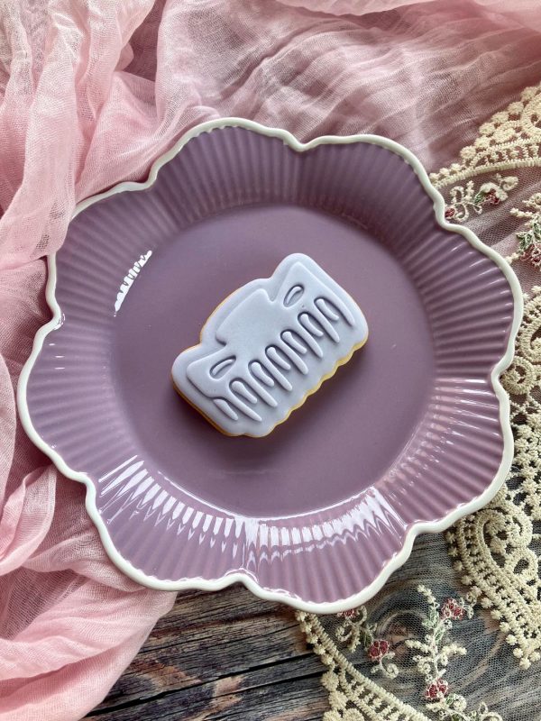 Hair Clip Cookie Cutter and Fondant Embosser