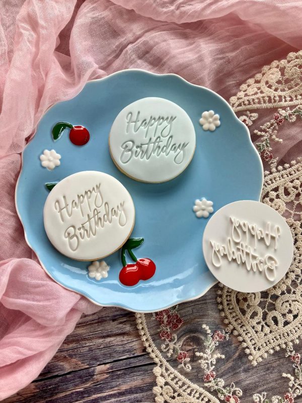 Happy Birthday Cookie Stamp Happy Birthday Cookie Stamp