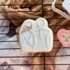 Bride and Groom Cookie Cutter and Fondant Embosser, Wedding, Engagement, Anniversary, Bridal, Hen