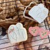 Bride and Groom Cookie Cutter and Fondant Embosser, Wedding, Engagement, Anniversary, Bridal, Hen