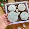 bday goose 3 Happy Birthday Cookie Stamp, Birthday, Heart, Script Font