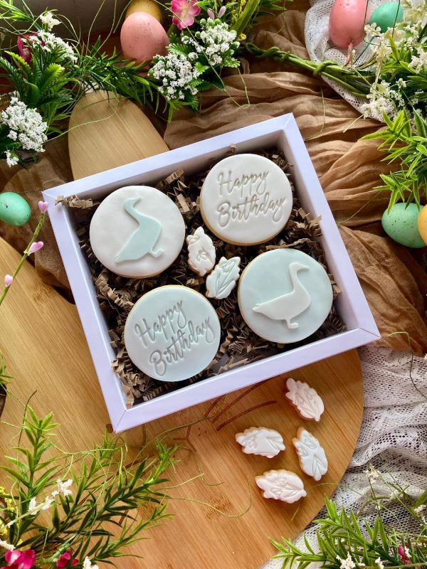 bday goose 4 Goose Fondant Stamp Embosser, Geese, One Silly Goose, Farm, Bird, Duck