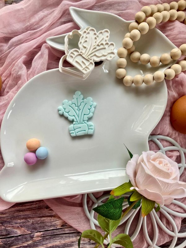 Carrot Cookie Cutter and Fondant Stamp Embosser