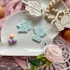 Hoppy Easter Sign Cookie Cutter and Fondant Stamp Embosser