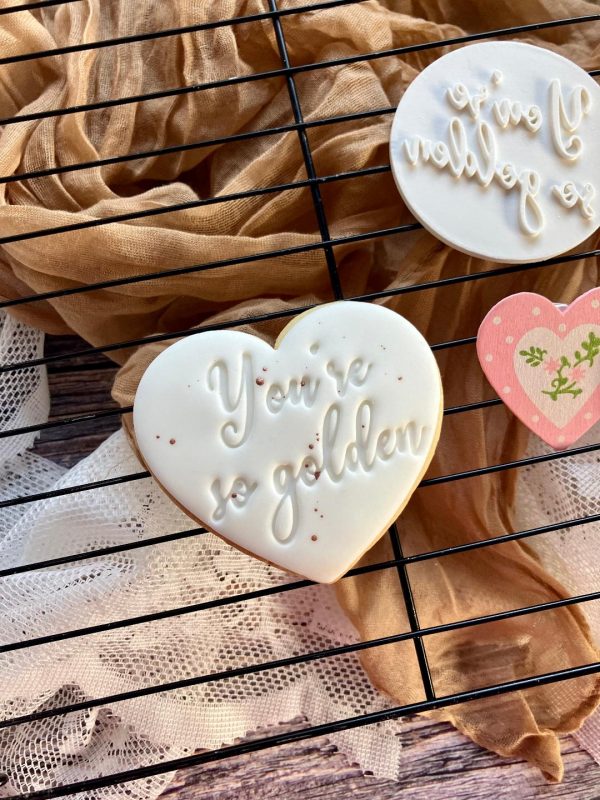 You're So Golden Cookie Stamp You're So Golden Cookie Stamp