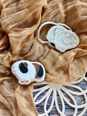 Guinea Pig Cookie Cutter and Fondant Embosser