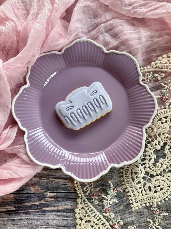 Hair Clip Cookie Cutter and Fondant Embosser