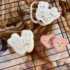 Holding Hands Cookie Cutter and Fondant Stamp, Wedding, Bride and Groom, Mr and Mrs, Love, Engagement, Anniversary