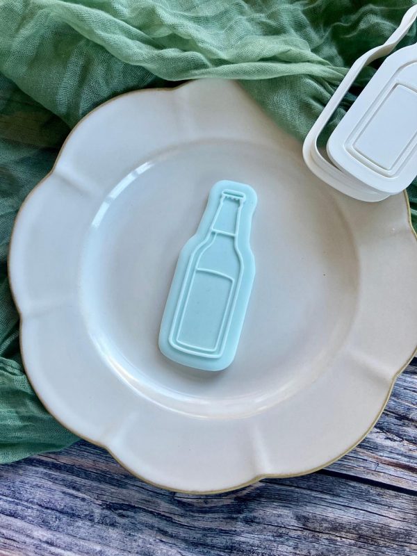 Bottle of Beer Cookie Cutter and Fondant Embosser Bottle of Beer Cookie Cutter and Fondant Embosser