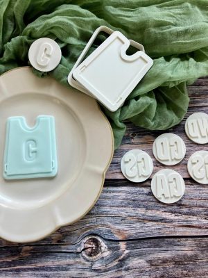 Netball Vest and Positions Cookie Cutter and Fondant Embosser, Tabard, Sports, Hobbies, GA, C, WA