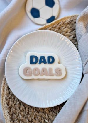 Dad Goals Cookie Cutter and Fondant Embosser