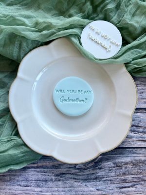 Will You Be My Godmother Cookie Stamp