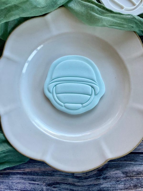 Helmet 1 Helmet Cookie Cutter and Fondant Embosser, VE Day, Military, War, Combat, Soldier