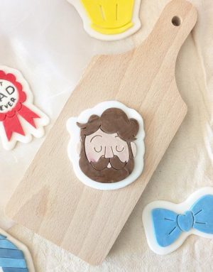 Dad Cookie Cutter and Fondant Embosser