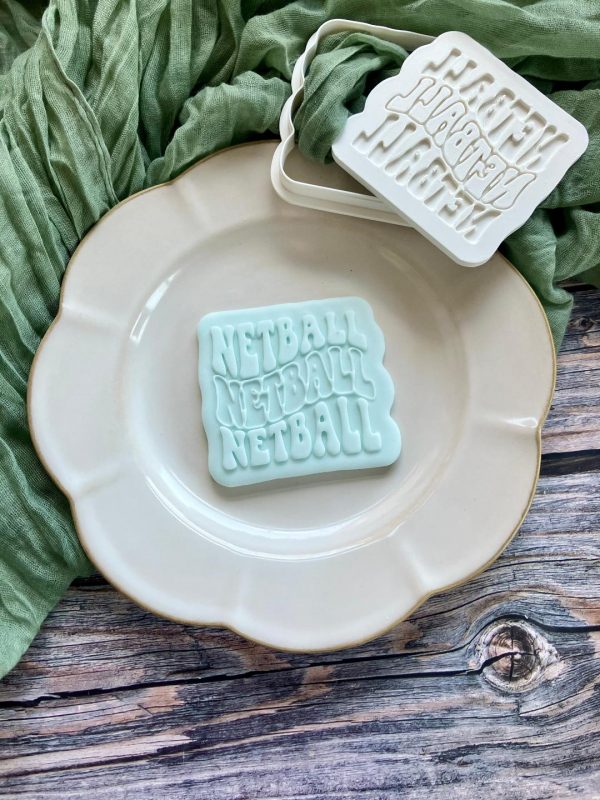 Netball Netball Netball Cookie Cutter and Fondant Embosser
