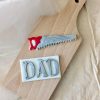 Saw Cookie Cutter and Fondant Stamp, Builder, Tradesman, Tools, Father's Day, Handyman