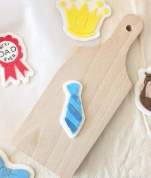 Tie Cookie Cutter and Fondant Embosser