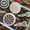 Dart Board Cookie Cutter and Fondant Stamp Dart Board Cookie Cutter and Fondant Stamp