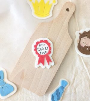 Best Dad Ever Cookie Cutter and Fondant Embosser