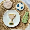 Trophy Cookie Cutter and Fondant Stamp, Football, Soccer, Winner, Prize, Best Dad, Father's Day