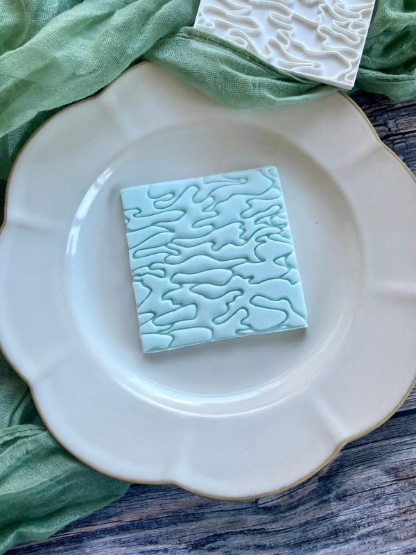 Camouflage Fondant Stamp Embosser