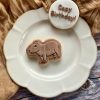Capy Birthday Fondant Stamp Embosser, Capybara, Birthday Pun, Funny Birthday